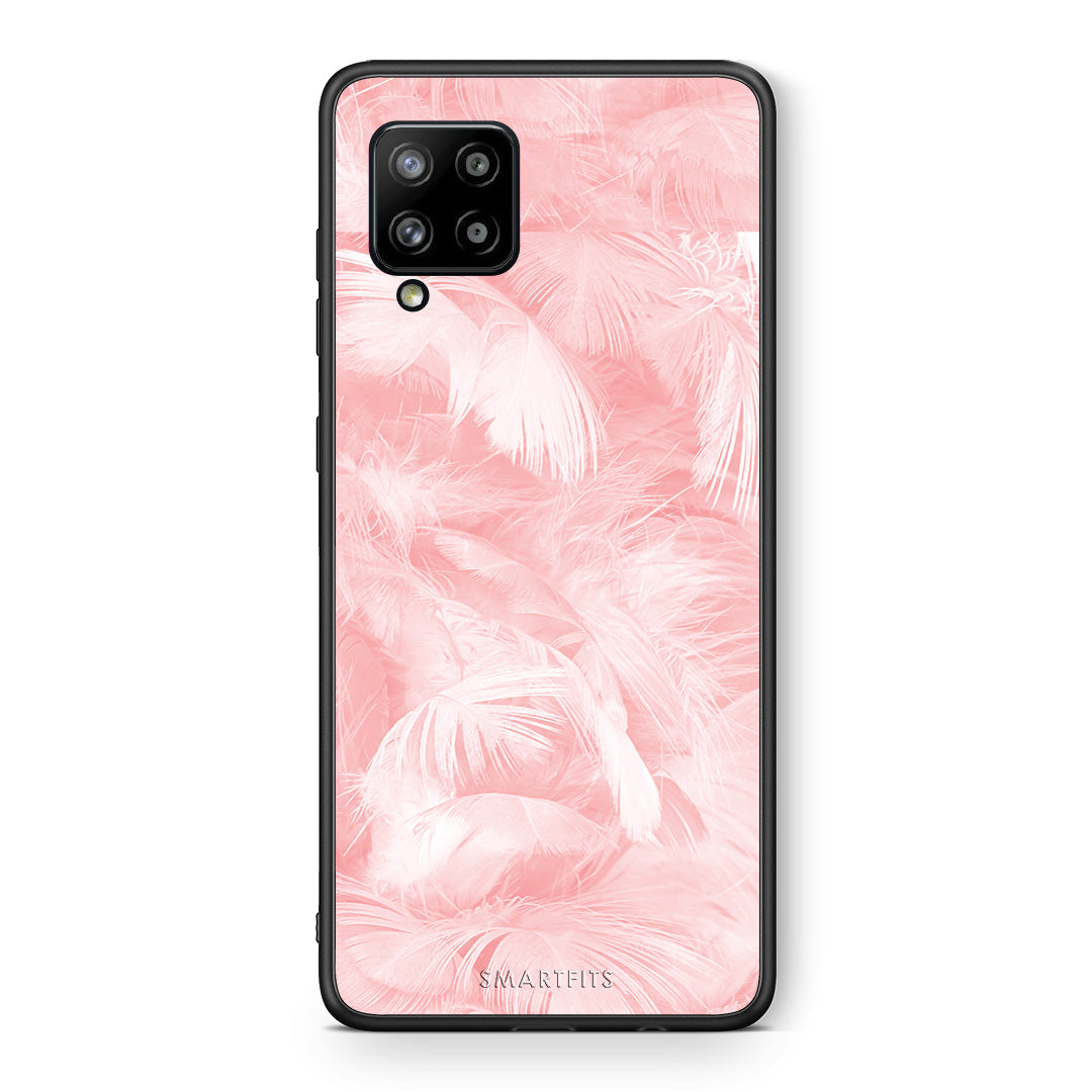 Boho Pink Feather - Samsung Galaxy A42 case