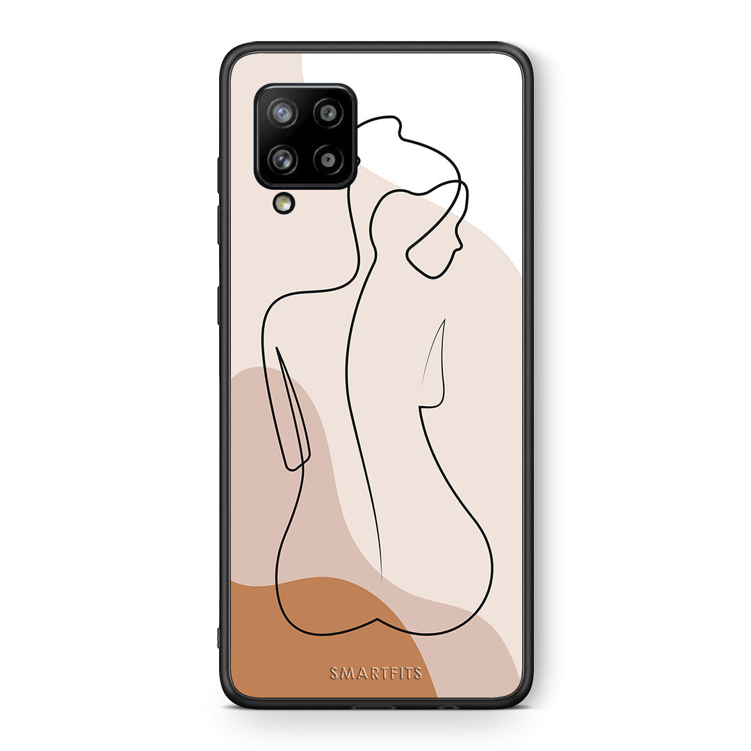 LineArt Woman - Samsung Galaxy A42 θήκη