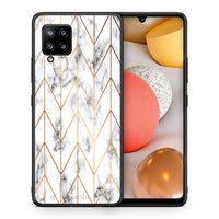 Thumbnail for Marble Gold Geometric - Samsung Galaxy A42 case