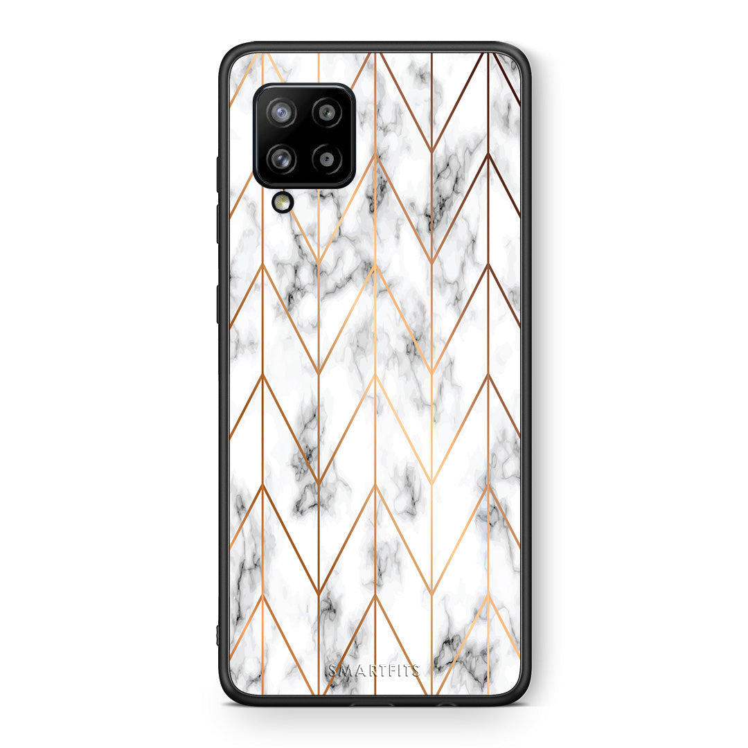 Marble Gold Geometric - Samsung Galaxy A42 case