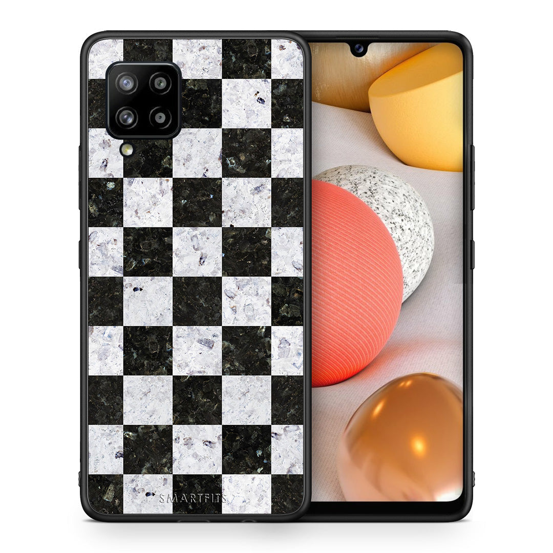 Marble Square Geometric - Samsung Galaxy A42 case