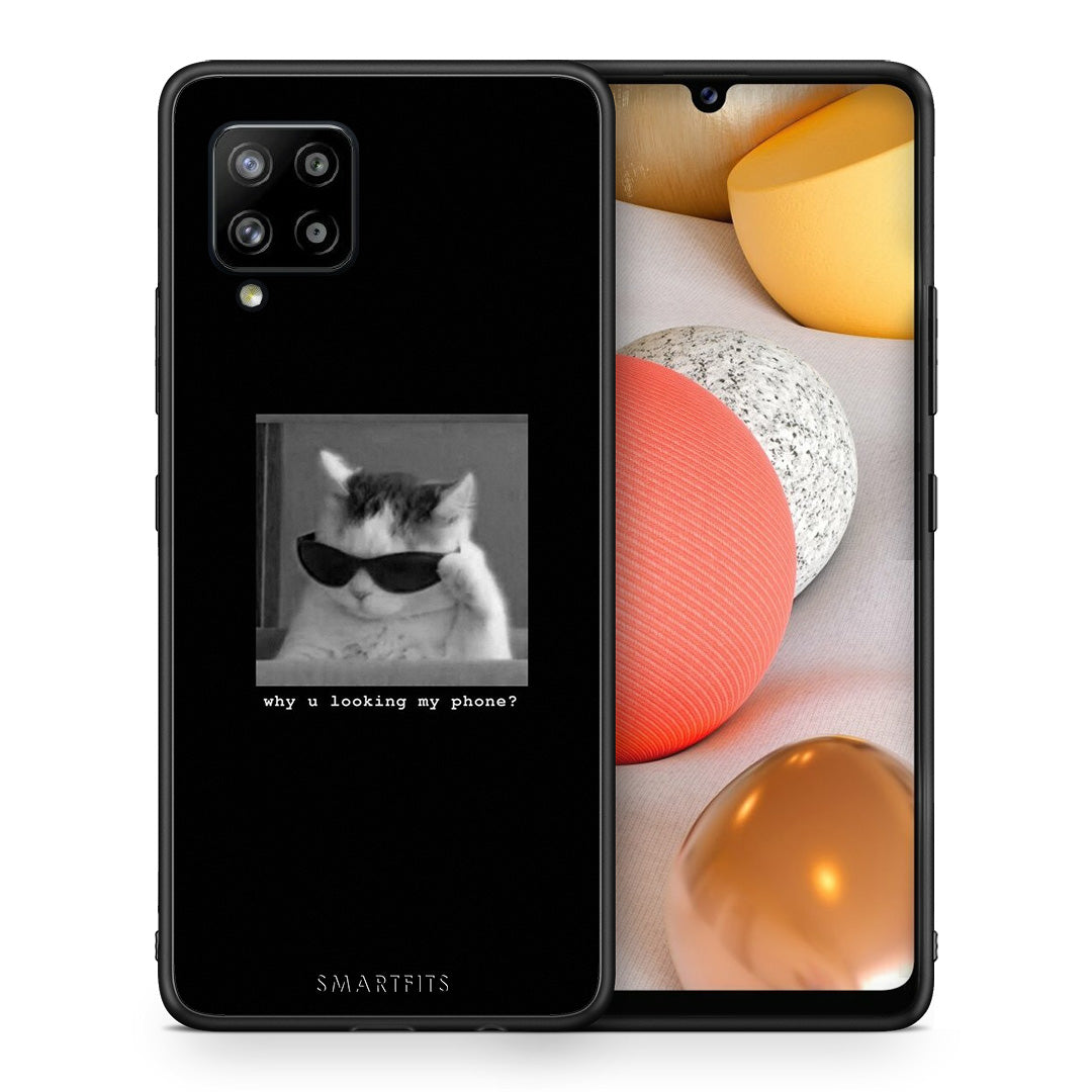 Meme Cat - Samsung Galaxy A42 case