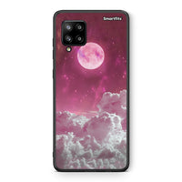 Thumbnail for Θήκη Samsung Galaxy A42 Pink Moon από τη Smartfits με σχέδιο στο πίσω μέρος και μαύρο περίβλημα | Samsung Galaxy A42 Pink Moon case with colorful back and black bezels