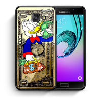 Thumbnail for Θήκη Samsung A5 2017 Duck Money από τη Smartfits με σχέδιο στο πίσω μέρος και μαύρο περίβλημα | Samsung A5 2017 Duck Money case with colorful back and black bezels
