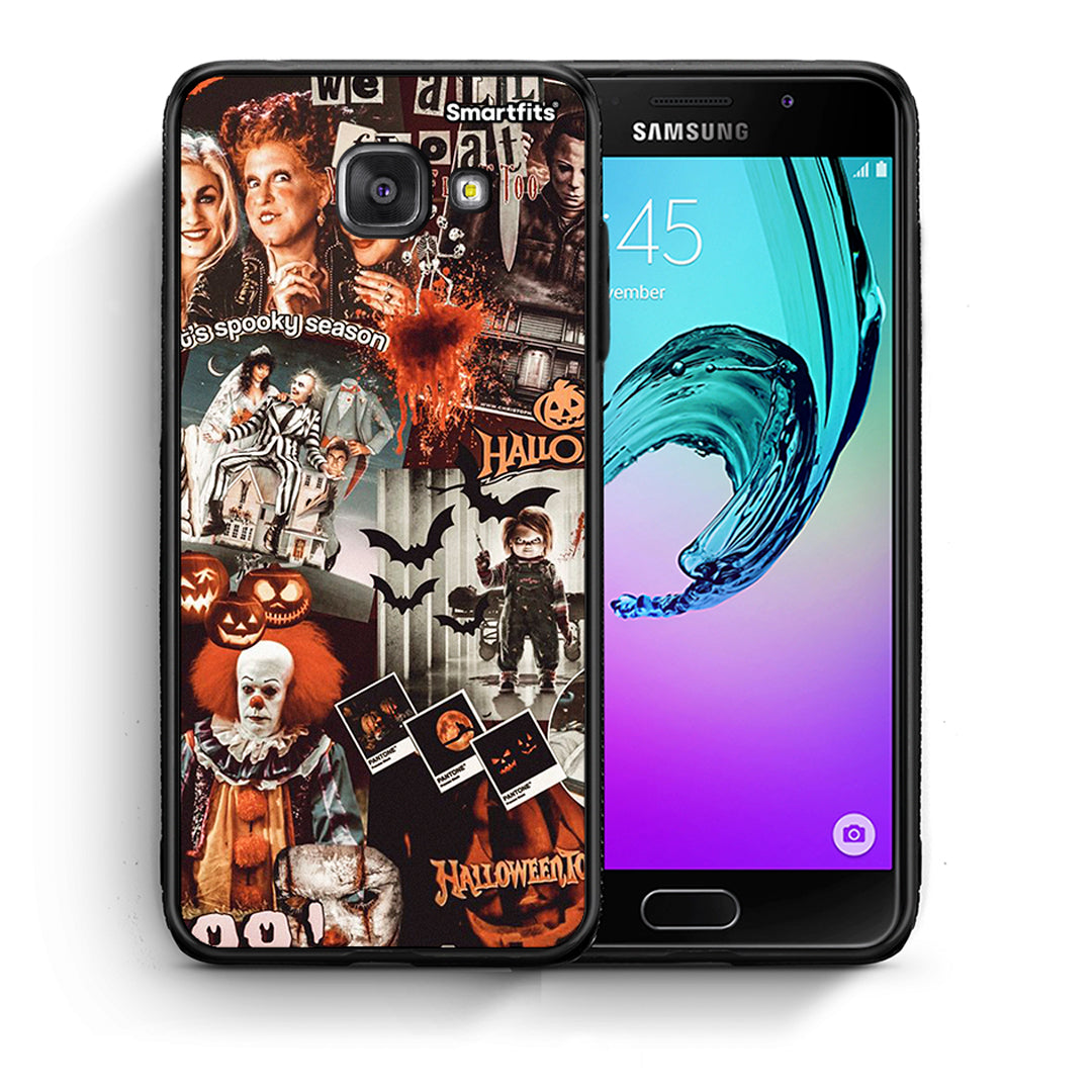 Θήκη Samsung A5 2017 Halloween Spooky Season από τη Smartfits με σχέδιο στο πίσω μέρος και μαύρο περίβλημα | Samsung A5 2017 Halloween Spooky Season case with colorful back and black bezels