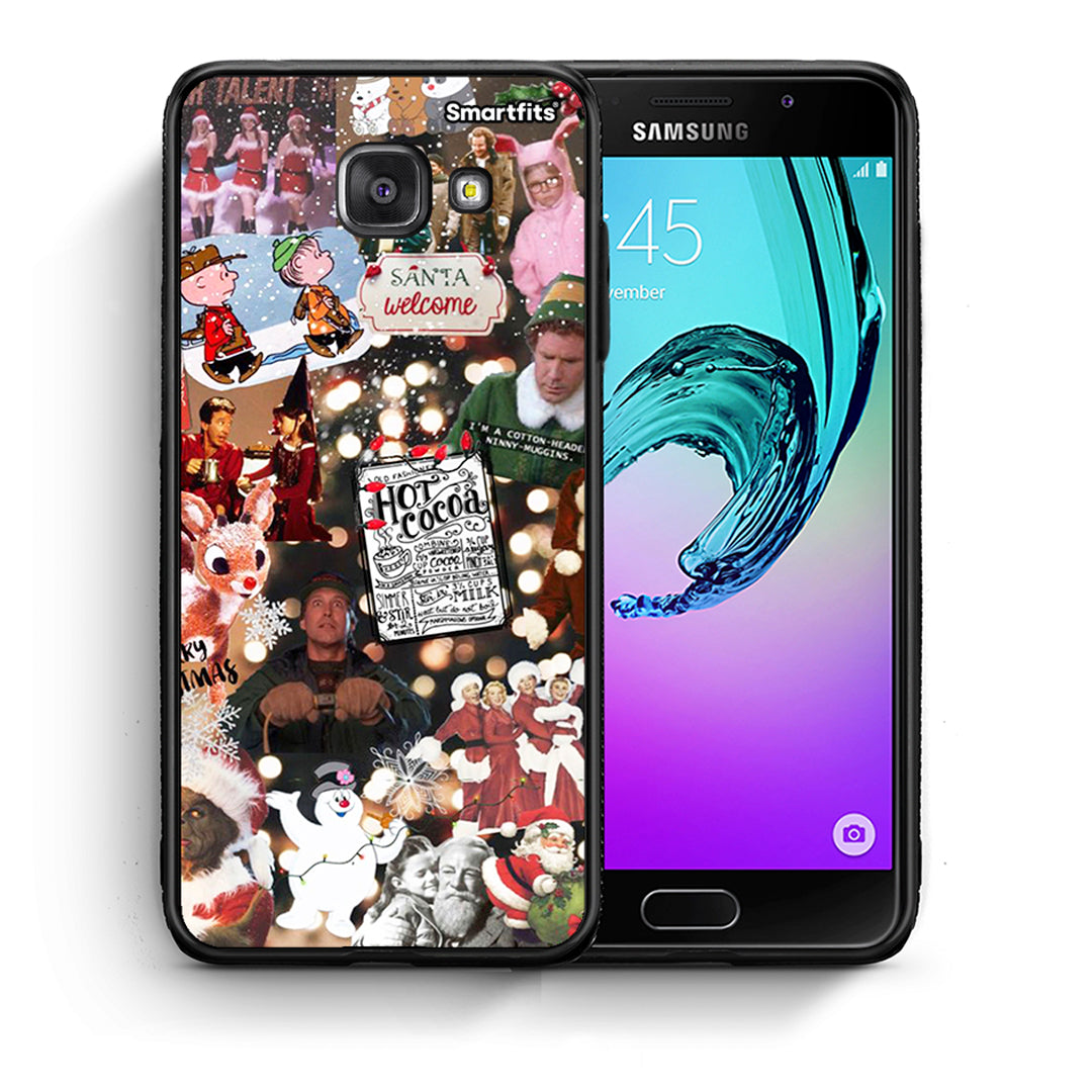 Θήκη Samsung A5 2017 Xmas Movies από τη Smartfits με σχέδιο στο πίσω μέρος και μαύρο περίβλημα | Samsung A5 2017 Xmas Movies case with colorful back and black bezels