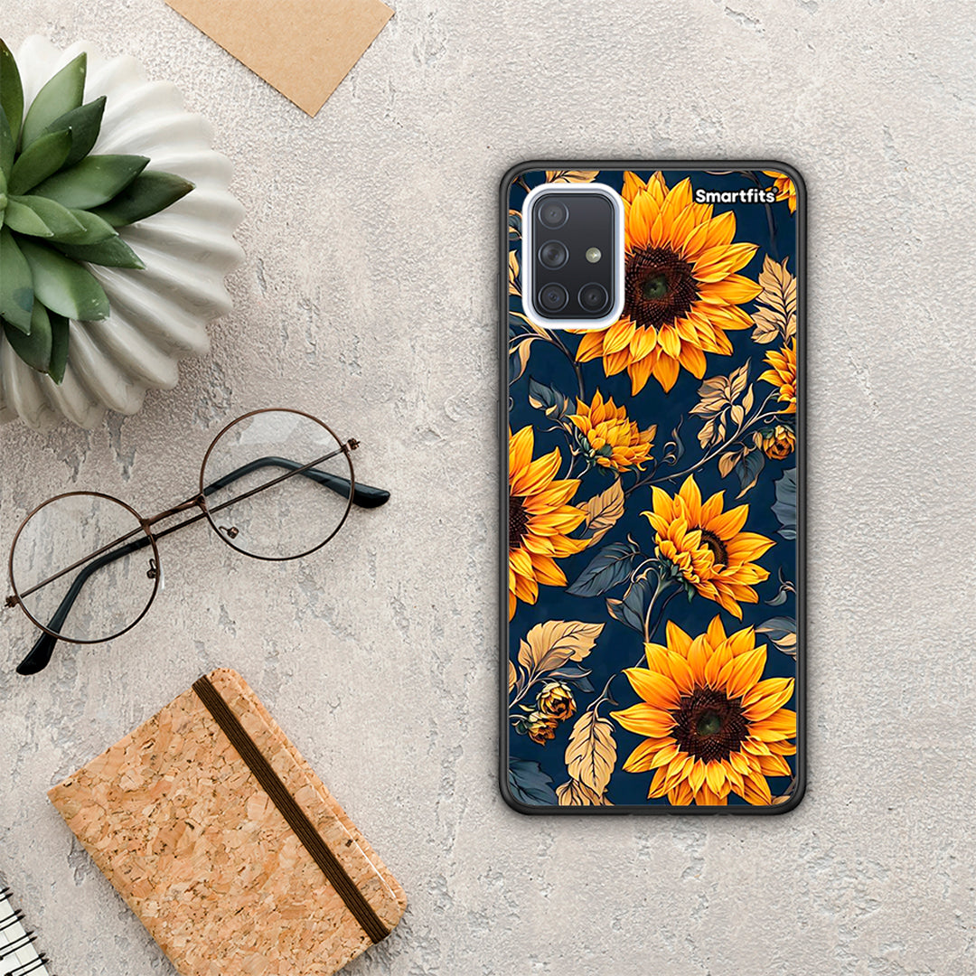 Autumn Sunflowers - Samsung Galaxy A51 case