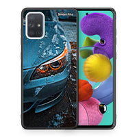 Thumbnail for Θήκη Samsung A51 Bmw E60 από τη Smartfits με σχέδιο στο πίσω μέρος και μαύρο περίβλημα | Samsung A51 Bmw E60 case with colorful back and black bezels