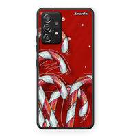 Thumbnail for Samsung Galaxy A52 Candy Cane θήκη από τη Smartfits με σχέδιο στο πίσω μέρος και μαύρο περίβλημα | Smartphone case with colorful back and black bezels by Smartfits