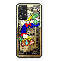 Thumbnail for Samsung Galaxy A52 Duck Money Θήκη από τη Smartfits με σχέδιο στο πίσω μέρος και μαύρο περίβλημα | Smartphone case with colorful back and black bezels by Smartfits