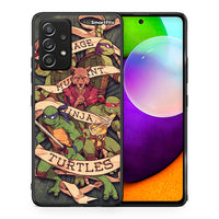 Thumbnail for Θήκη Samsung Galaxy A52 Ninja Turtles από τη Smartfits με σχέδιο στο πίσω μέρος και μαύρο περίβλημα | Samsung Galaxy A52 Ninja Turtles case with colorful back and black bezels