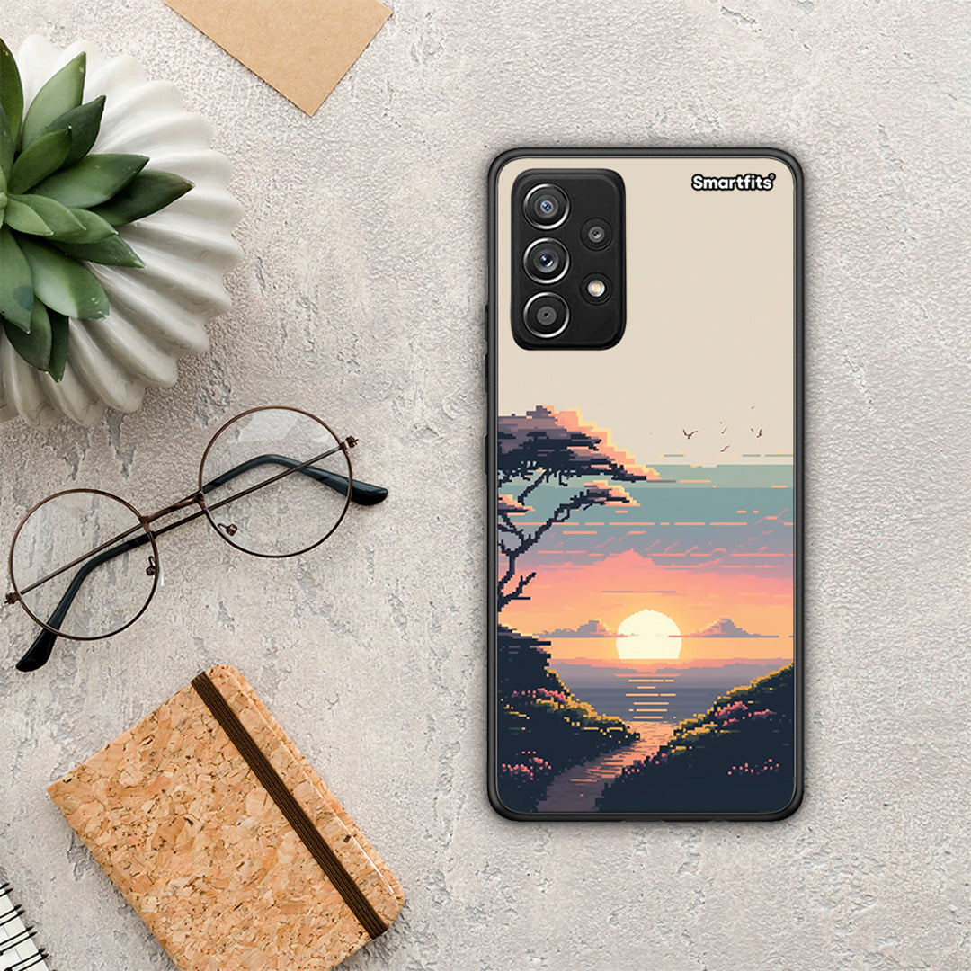 Pixel Sunset - Samsung Galaxy A52 / A52s / A52 5G case