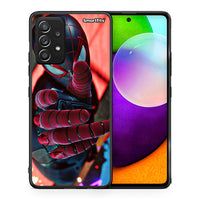 Thumbnail for Θήκη Samsung Galaxy A52 Spider Hand από τη Smartfits με σχέδιο στο πίσω μέρος και μαύρο περίβλημα | Samsung Galaxy A52 Spider Hand case with colorful back and black bezels