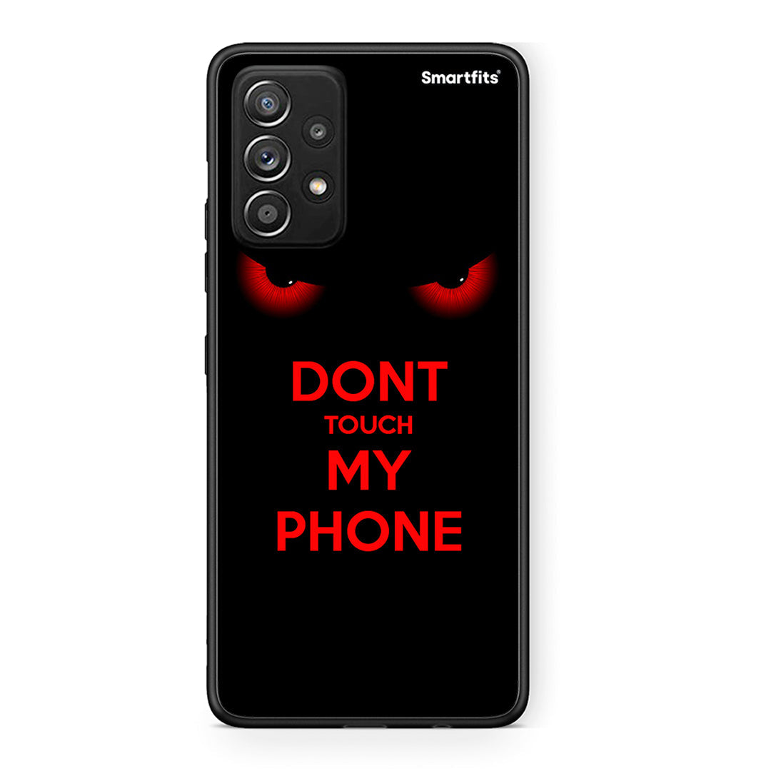 Samsung Galaxy A52 Touch My Phone Θήκη από τη Smartfits με σχέδιο στο πίσω μέρος και μαύρο περίβλημα | Smartphone case with colorful back and black bezels by Smartfits