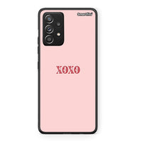 Thumbnail for Samsung Galaxy A52 XOXO Love θήκη από τη Smartfits με σχέδιο στο πίσω μέρος και μαύρο περίβλημα | Smartphone case with colorful back and black bezels by Smartfits