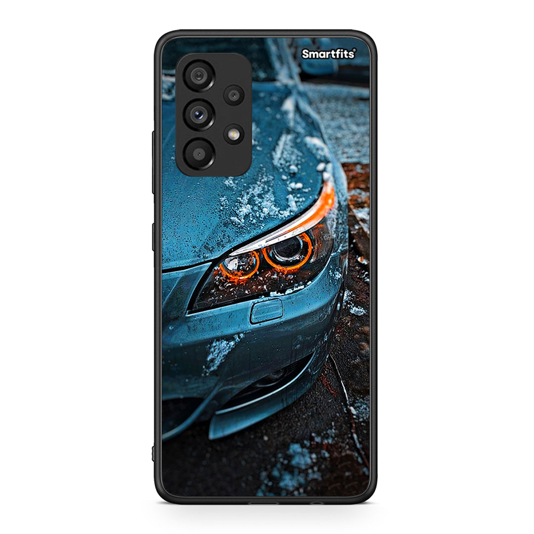 Samsung A53 5G Bmw E60 Θήκη από τη Smartfits με σχέδιο στο πίσω μέρος και μαύρο περίβλημα | Smartphone case with colorful back and black bezels by Smartfits
