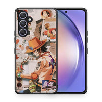 Thumbnail for Θήκη Samsung Galaxy A54 Anime Collage από τη Smartfits με σχέδιο στο πίσω μέρος και μαύρο περίβλημα | Samsung Galaxy A54 Anime Collage Case with Colorful Back and Black Bezels