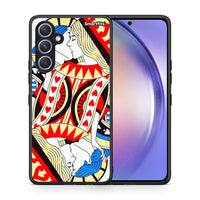 Thumbnail for Θήκη Samsung Galaxy A54 Card Love από τη Smartfits με σχέδιο στο πίσω μέρος και μαύρο περίβλημα | Samsung Galaxy A54 Card Love Case with Colorful Back and Black Bezels