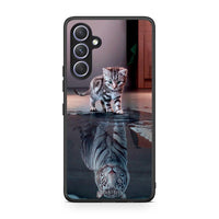 Thumbnail for Θήκη Samsung Galaxy A54 Cute Tiger από τη Smartfits με σχέδιο στο πίσω μέρος και μαύρο περίβλημα | Samsung Galaxy A54 Cute Tiger Case with Colorful Back and Black Bezels