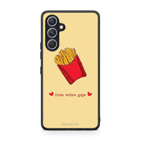 Thumbnail for Θήκη Samsung Galaxy A54 Fries Before Guys από τη Smartfits με σχέδιο στο πίσω μέρος και μαύρο περίβλημα | Samsung Galaxy A54 Fries Before Guys Case with Colorful Back and Black Bezels