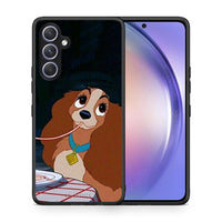 Thumbnail for Θήκη Samsung Galaxy A54 Lady And Tramp 2 από τη Smartfits με σχέδιο στο πίσω μέρος και μαύρο περίβλημα | Samsung Galaxy A54 Lady And Tramp 2 Case with Colorful Back and Black Bezels