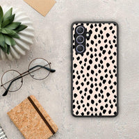 Thumbnail for Θήκη Samsung Galaxy A54 New Polka Dots από τη Smartfits με σχέδιο στο πίσω μέρος και μαύρο περίβλημα | Samsung Galaxy A54 New Polka Dots Case with Colorful Back and Black Bezels