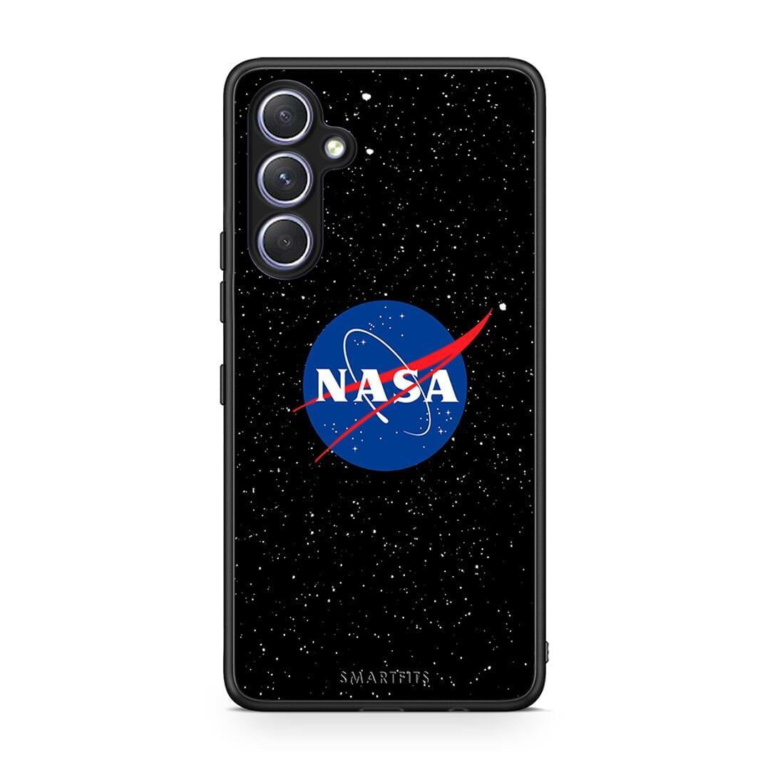 Θήκη Samsung Galaxy A54 PopArt NASA από τη Smartfits με σχέδιο στο πίσω μέρος και μαύρο περίβλημα | Samsung Galaxy A54 PopArt NASA Case with Colorful Back and Black Bezels