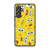 Thumbnail for Θήκη Samsung Galaxy A54 PopArt Sponge από τη Smartfits με σχέδιο στο πίσω μέρος και μαύρο περίβλημα | Samsung Galaxy A54 PopArt Sponge Case with Colorful Back and Black Bezels