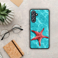 Thumbnail for Θήκη Samsung Galaxy A54 Red Starfish από τη Smartfits με σχέδιο στο πίσω μέρος και μαύρο περίβλημα | Samsung Galaxy A54 Red Starfish Case with Colorful Back and Black Bezels