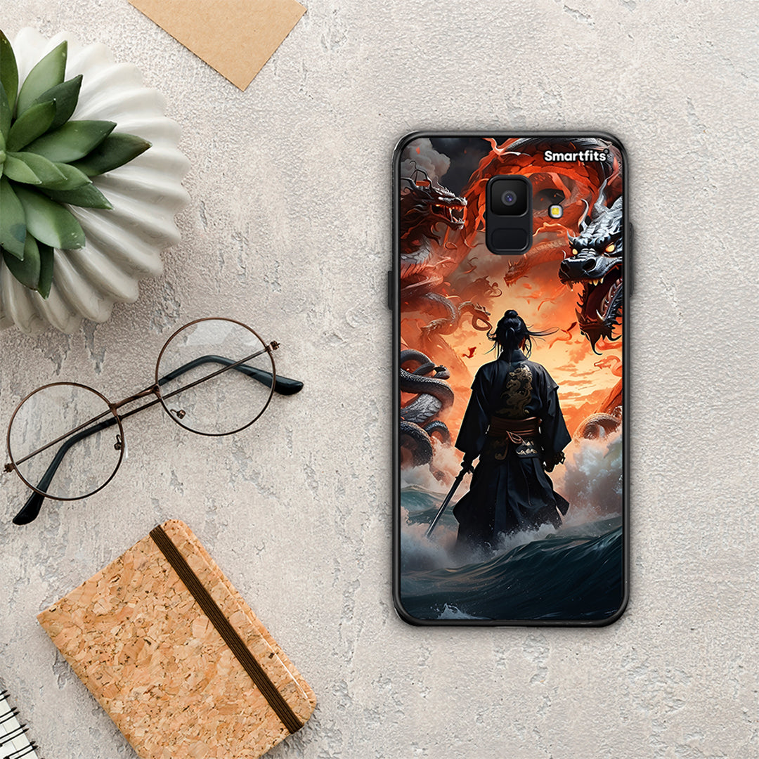 Dragons Fight - Samsung Galaxy A6 2018 case