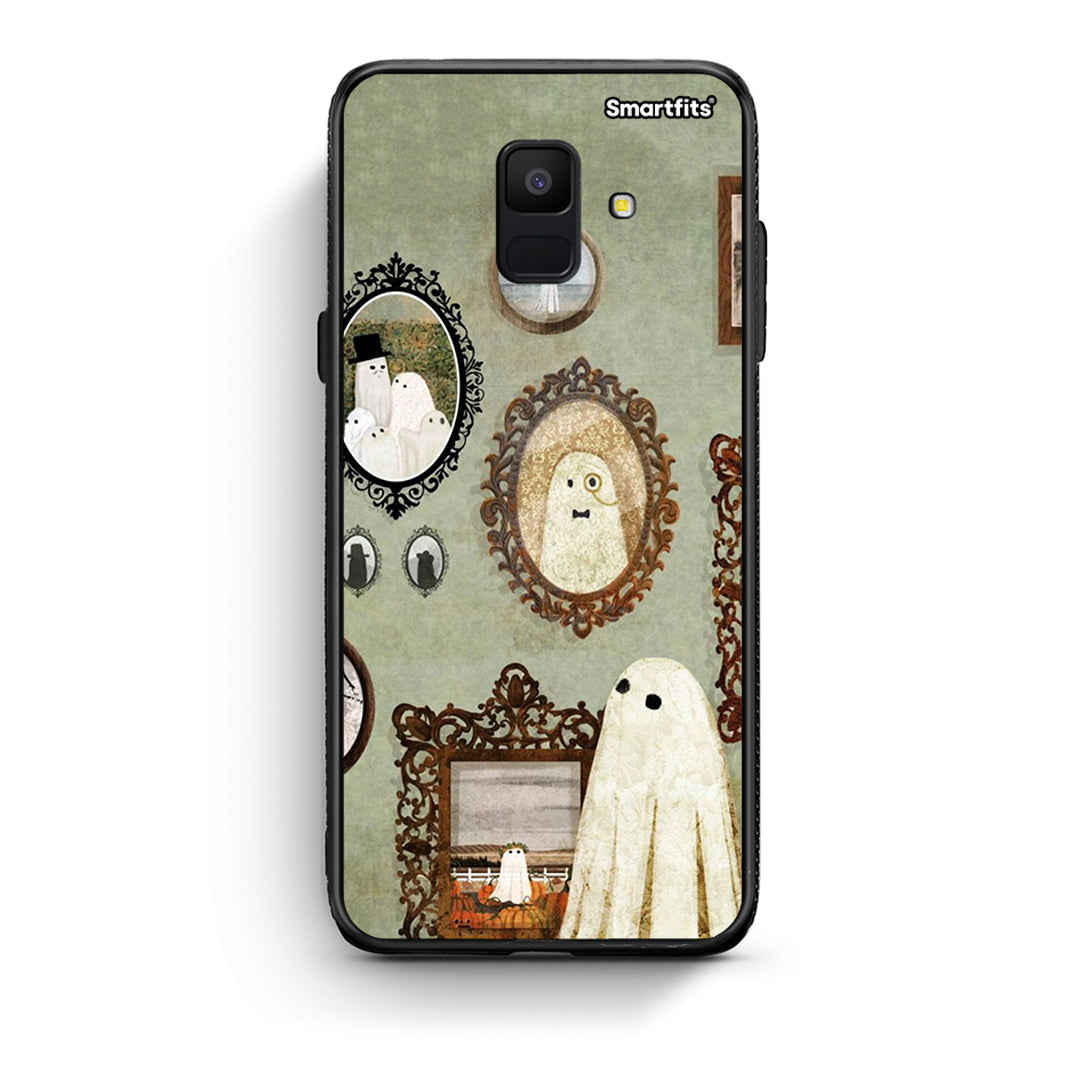 samsung A6 Halloween Ghost Season Θήκη από τη Smartfits με σχέδιο στο πίσω μέρος και μαύρο περίβλημα | Smartphone case with colorful back and black bezels by Smartfits