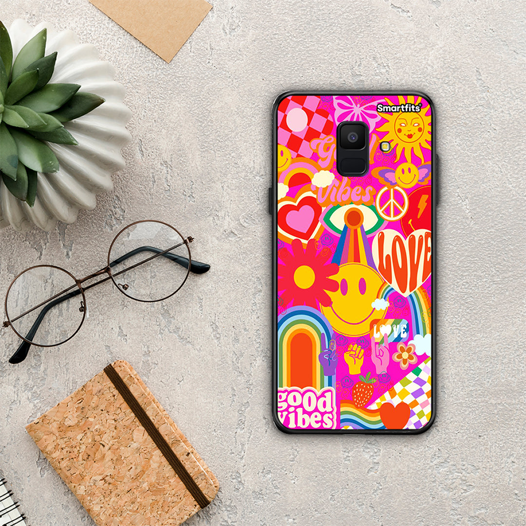 Hippie Love - Samsung Galaxy A6 2018 θήκη