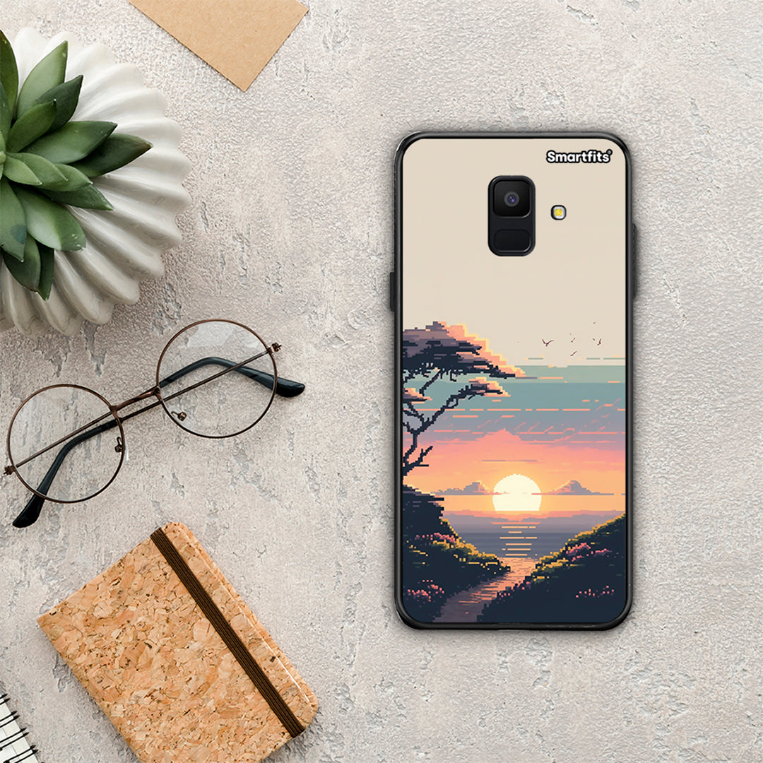 Pixel Sunset - Samsung Galaxy A6 2018 θήκη