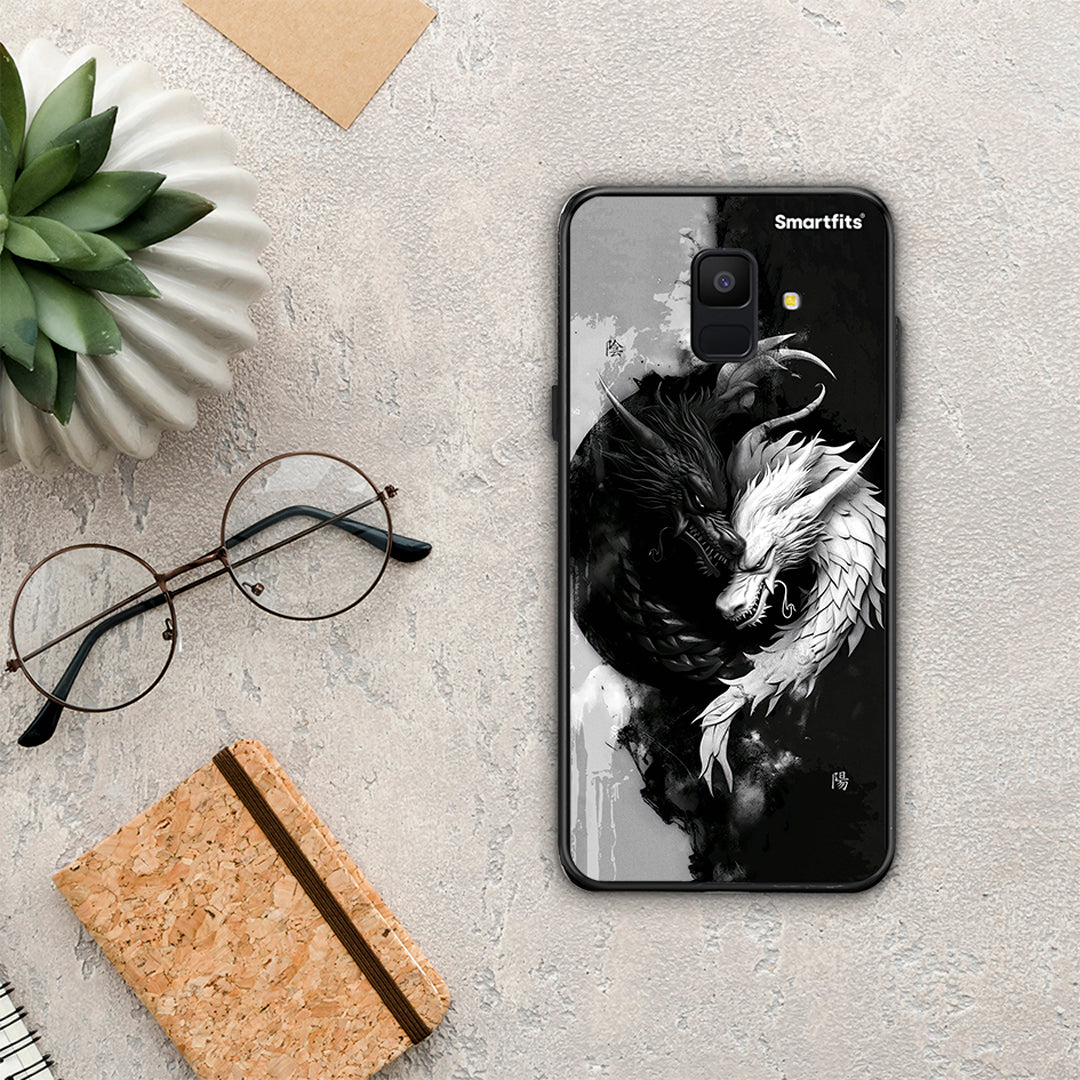 Yin Yang - Samsung Galaxy A6 2018 θήκη