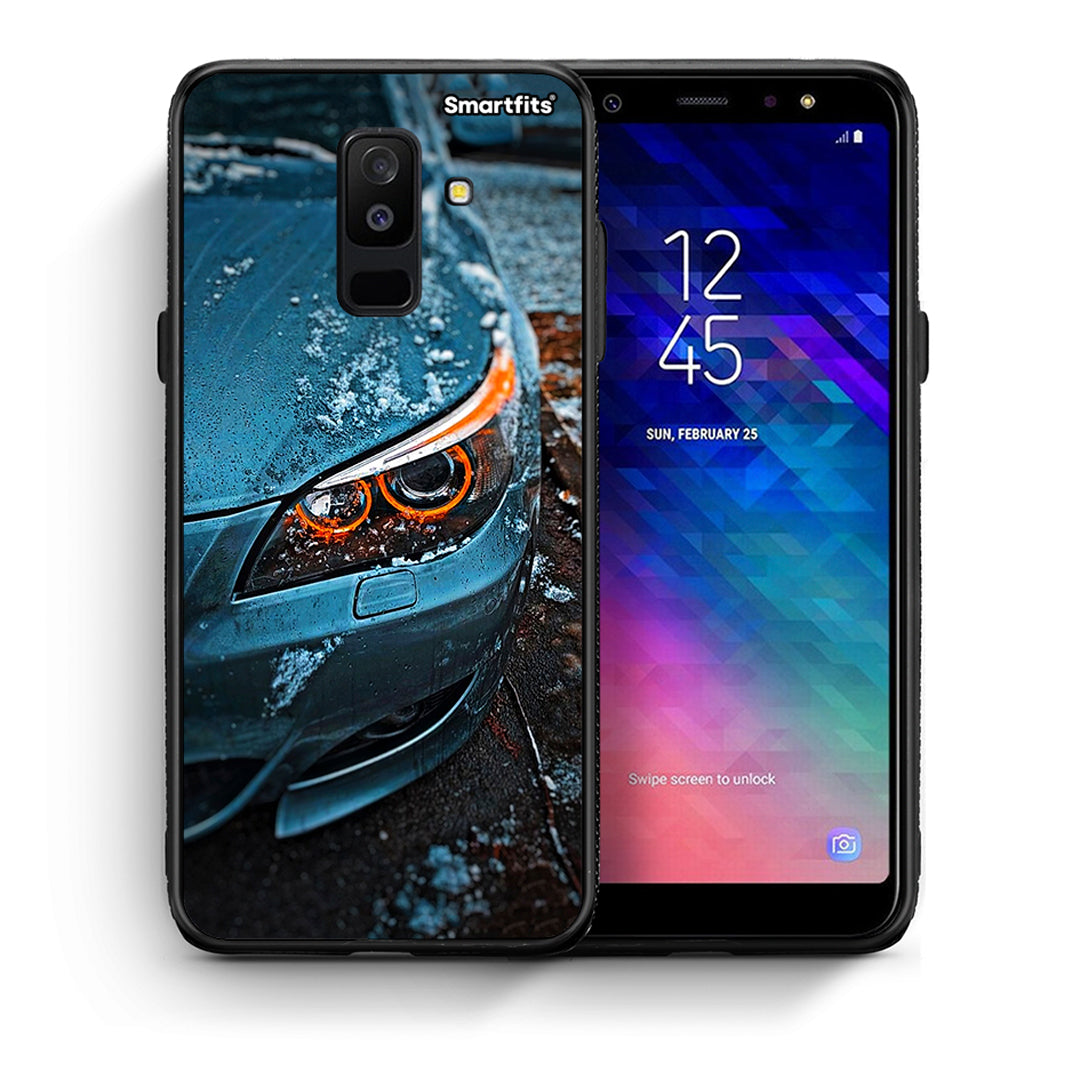 Θήκη Samsung A6+ 2018 Bmw E60 από τη Smartfits με σχέδιο στο πίσω μέρος και μαύρο περίβλημα | Samsung A6+ 2018 Bmw E60 case with colorful back and black bezels