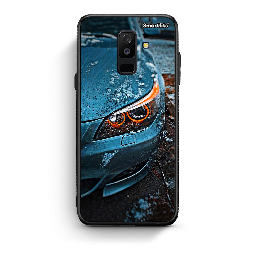 samsung A6 Plus Bmw E60 Θήκη από τη Smartfits με σχέδιο στο πίσω μέρος και μαύρο περίβλημα | Smartphone case with colorful back and black bezels by Smartfits