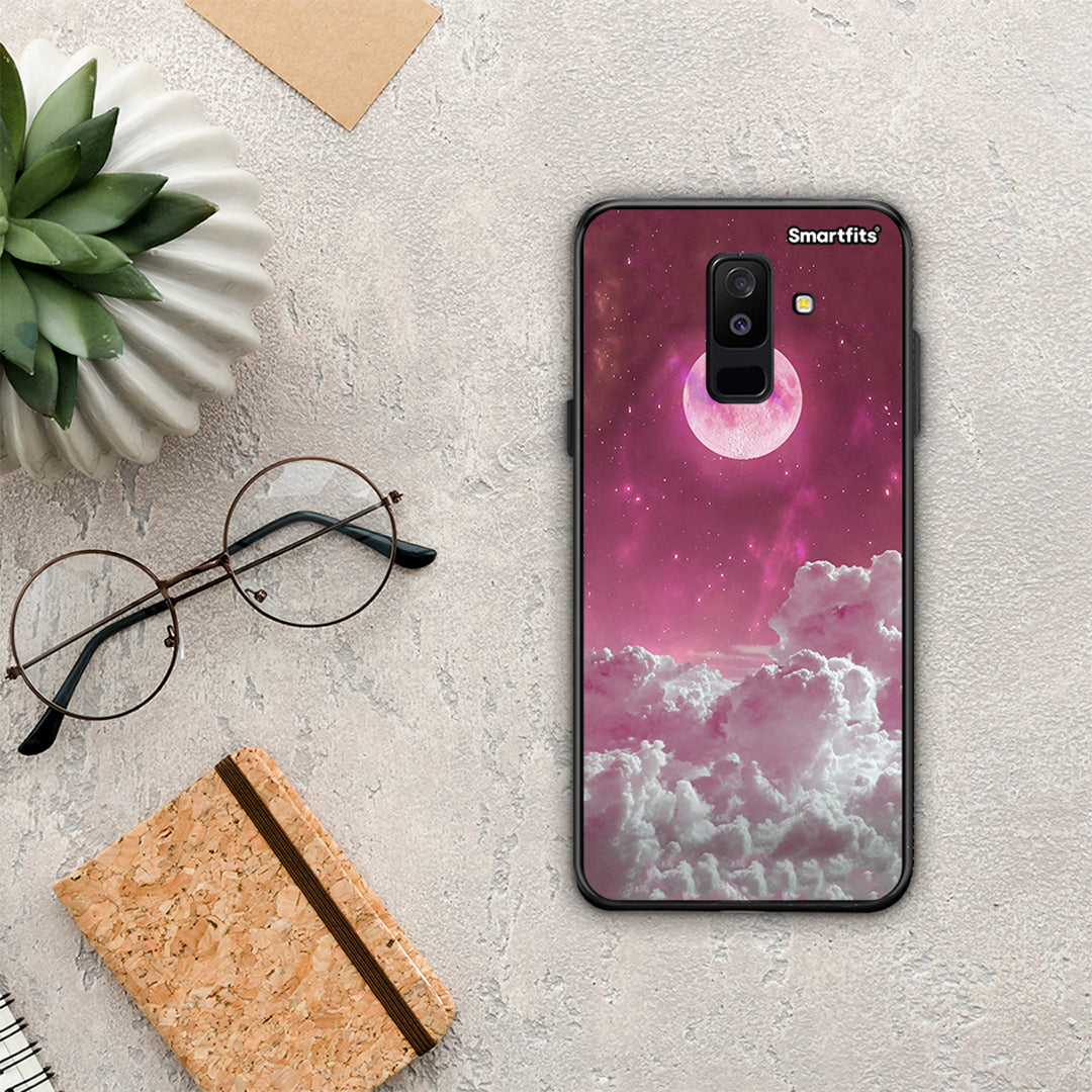 Pink Moon - Samsung Galaxy A6+ 2018 case