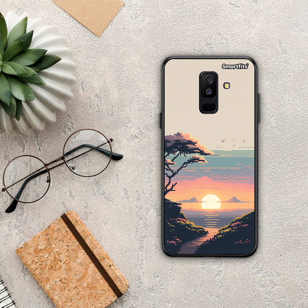 Pixel Sunset - Samsung Galaxy A6+ 2018 θήκη