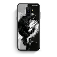 Thumbnail for samsung A6 Plus Yin Yang Θήκη από τη Smartfits με σχέδιο στο πίσω μέρος και μαύρο περίβλημα | Smartphone case with colorful back and black bezels by Smartfits