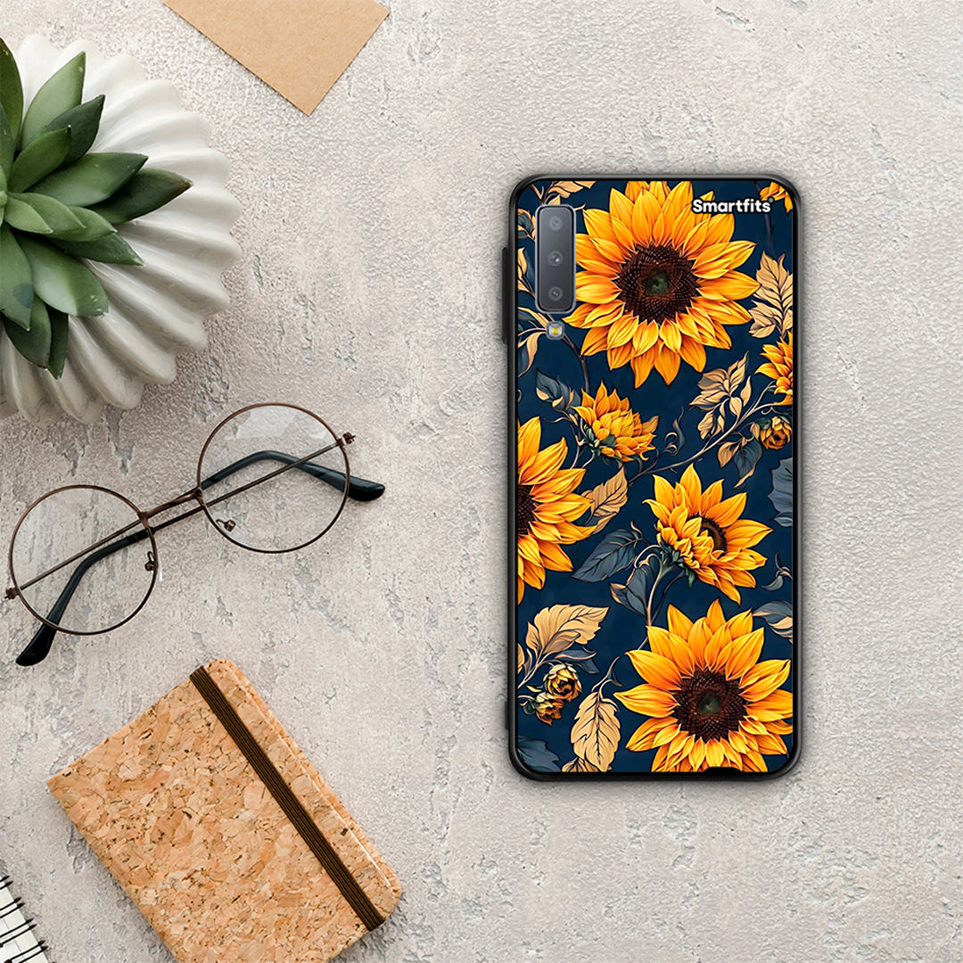 Autumn Sunflowers - Samsung Galaxy A7 2018 case