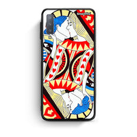 Thumbnail for samsung A7 Card Love θήκη από τη Smartfits με σχέδιο στο πίσω μέρος και μαύρο περίβλημα | Smartphone case with colorful back and black bezels by Smartfits