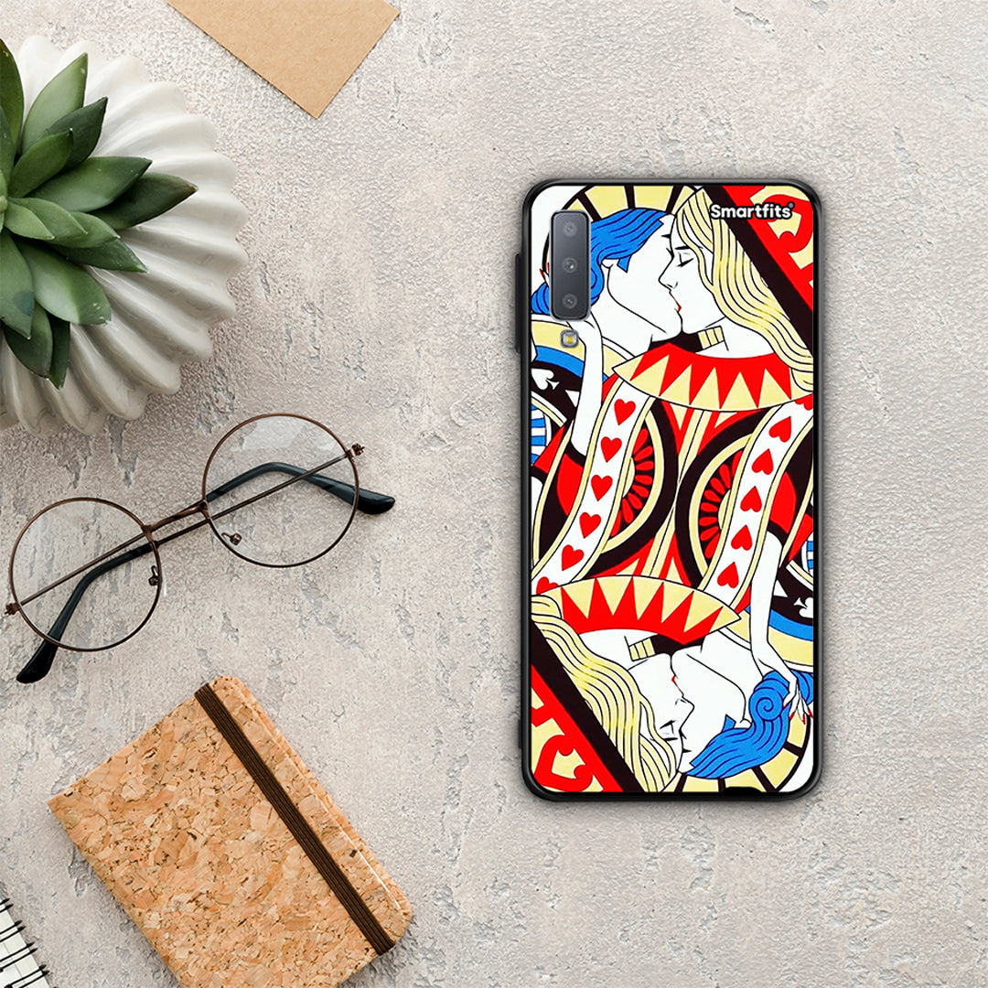 Card Love - Samsung Galaxy A7 2018 θήκη