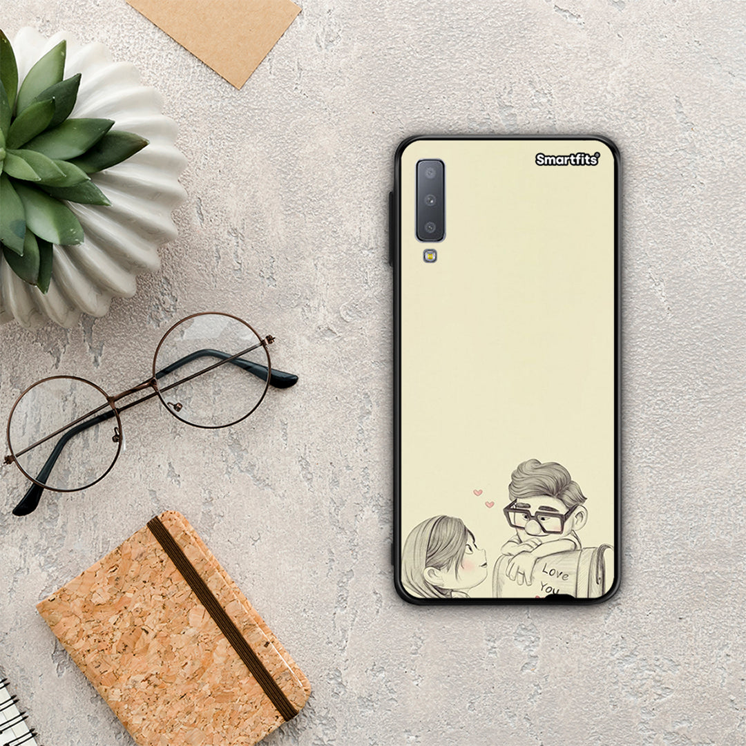 Carl and Ellie - Samsung Galaxy A7 2018 case