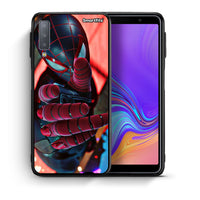 Thumbnail for Θήκη Samsung A7 2018 Spider Hand από τη Smartfits με σχέδιο στο πίσω μέρος και μαύρο περίβλημα | Samsung A7 2018 Spider Hand case with colorful back and black bezels