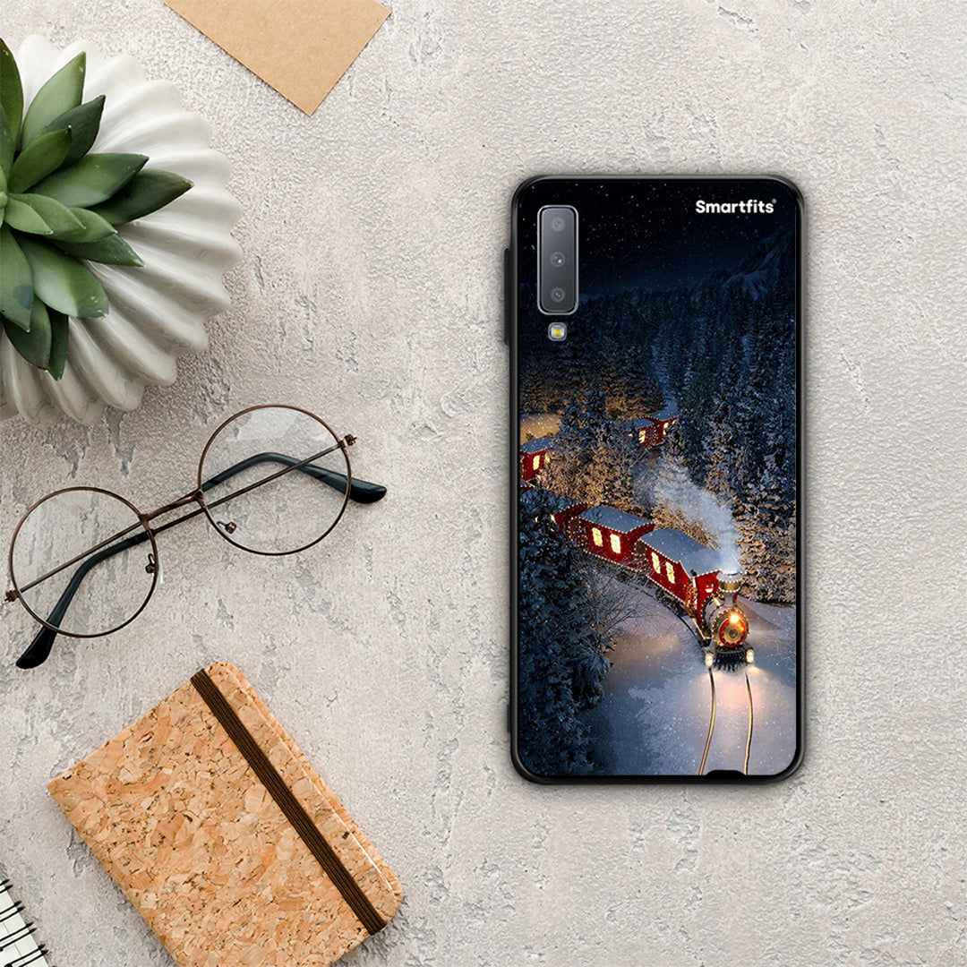 Xmas Train - Samsung Galaxy A7 2018 case