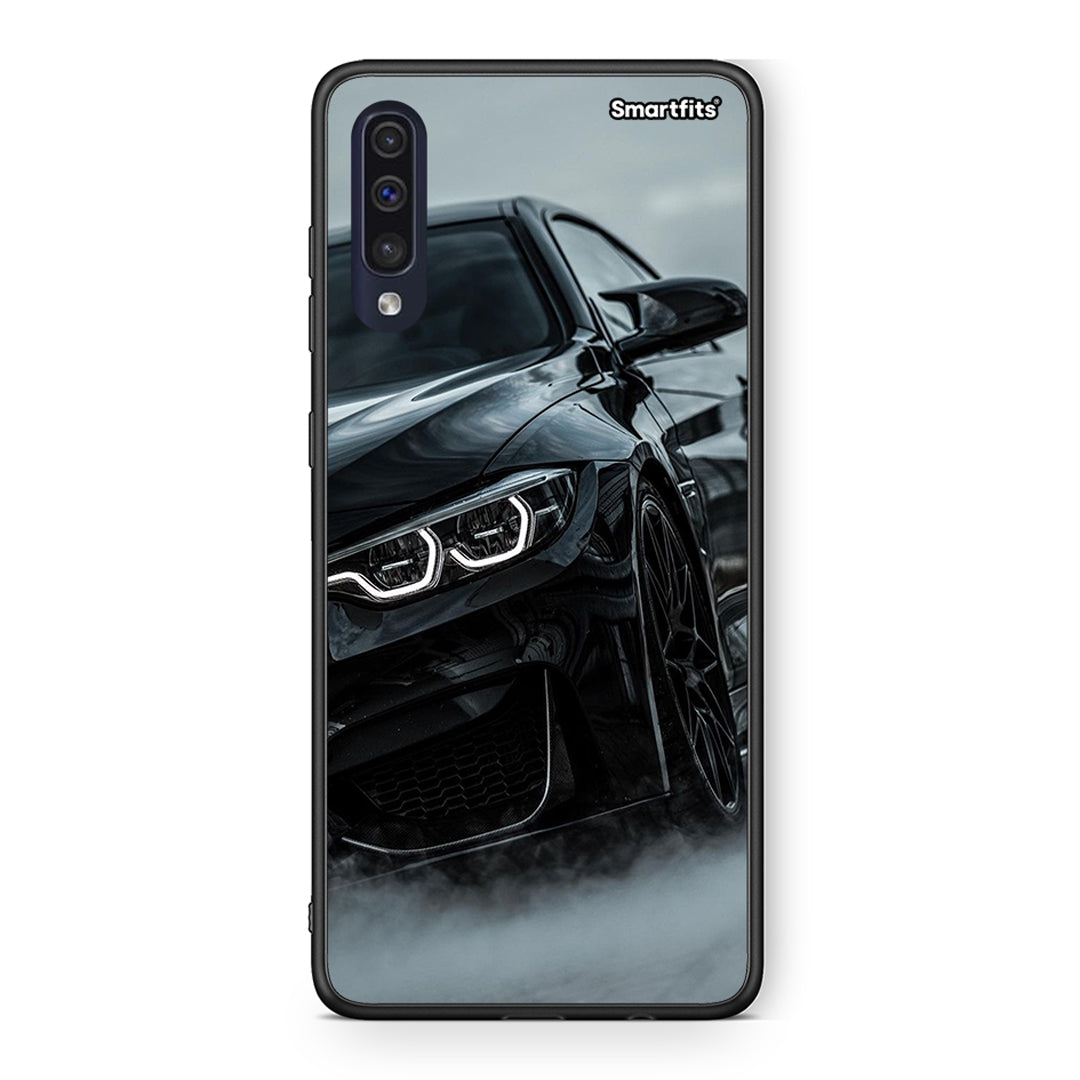 Samsung A70 Black BMW θήκη από τη Smartfits με σχέδιο στο πίσω μέρος και μαύρο περίβλημα | Smartphone case with colorful back and black bezels by Smartfits