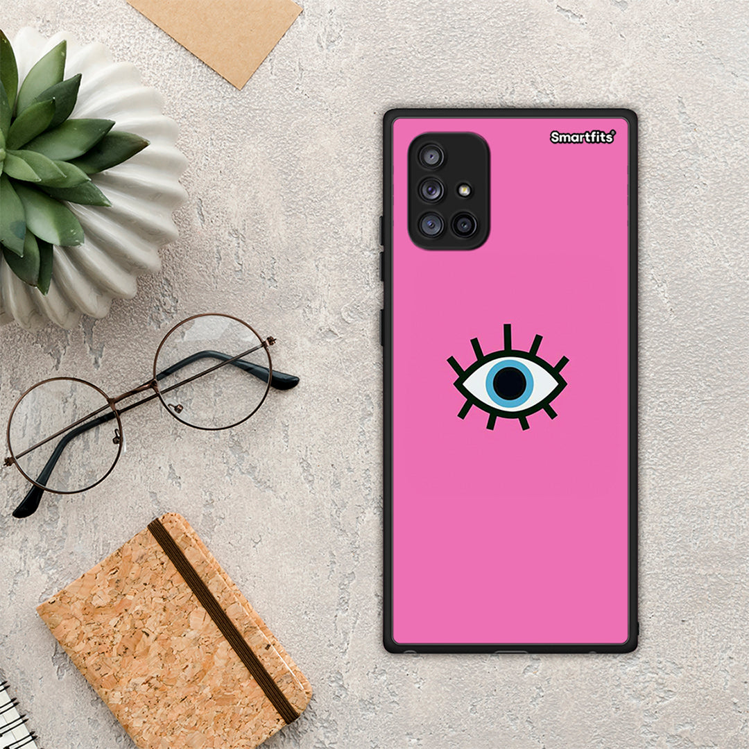 Blue Eye Pink - Samsung Galaxy A71 5G case