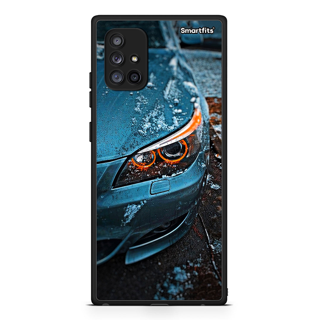 Samsung Galaxy A71 5G Bmw E60 Θήκη από τη Smartfits με σχέδιο στο πίσω μέρος και μαύρο περίβλημα | Smartphone case with colorful back and black bezels by Smartfits