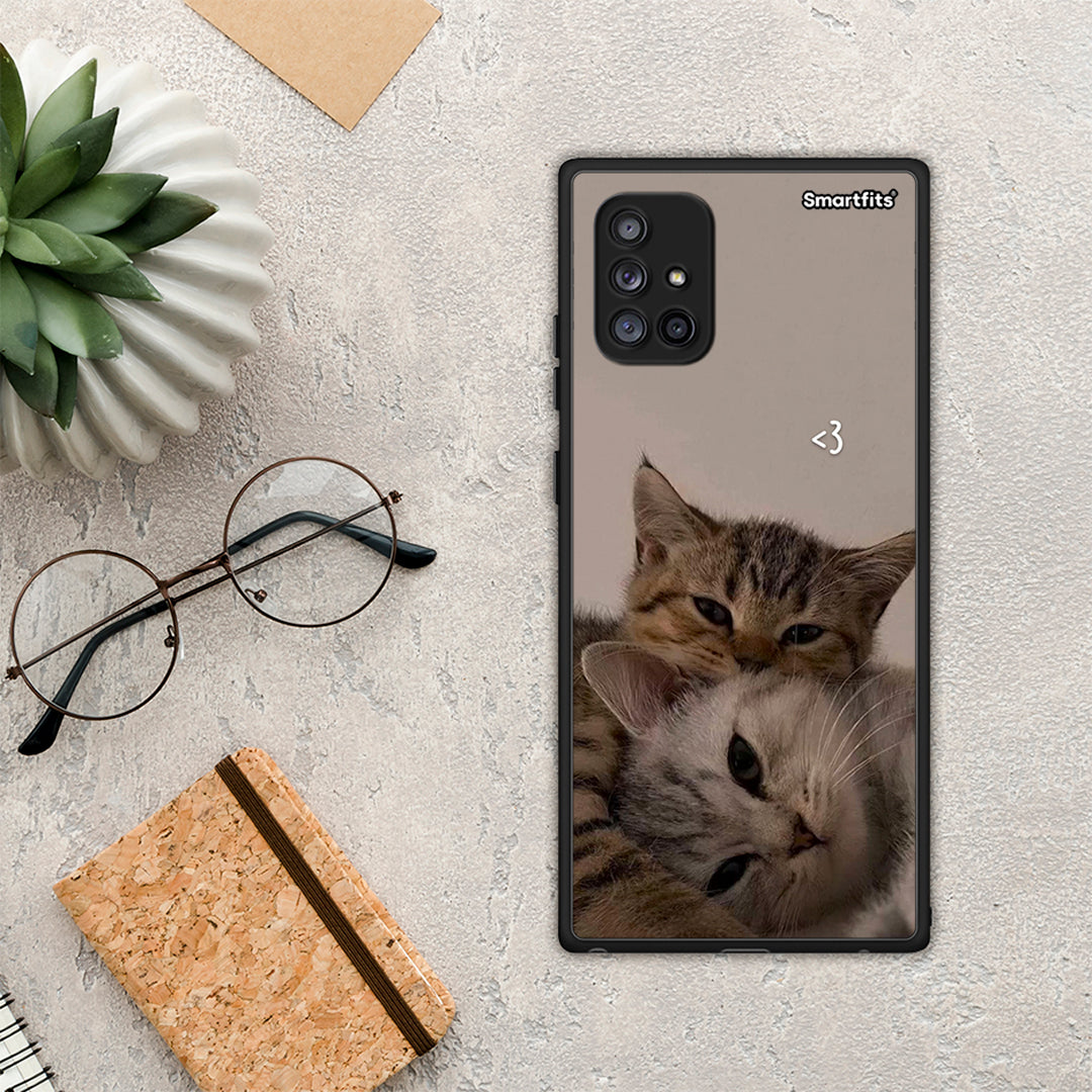 Cats In Love - Samsung Galaxy A71 5G θήκη