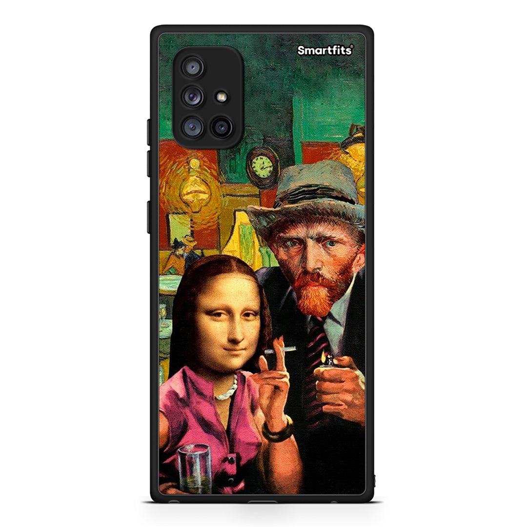 Samsung Galaxy A71 5G Funny Art θήκη από τη Smartfits με σχέδιο στο πίσω μέρος και μαύρο περίβλημα | Smartphone case with colorful back and black bezels by Smartfits